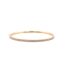 18k Rose Gold Diamond Bangle